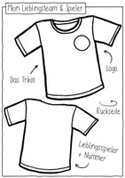 Vorschau - Arbeitsblätter - Fußball-WM 2026 - T-Shirts gestalten | Lieblingsmannschaft, Lieblingsspieler & Fantasieteam - Seite 2