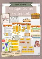 Vorschau - Spiele - Escape Game Erntedank, Erntedankfest - Deckblatt
