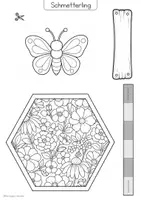 Vorschau - Mal- und Bastelvorlagen - 3D-Insekten basteln 🐞 🖍️ kreatives Unterrichtsmaterial - Seite 3