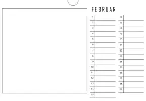 Vorschau - Mal- und Bastelvorlagen - Dauerkalender zum Gestalten - Geschenksidee - Seite 3