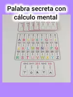 Vista previa - Juegos / Gamificación - Palabra secreta con cálculo mental - Portada