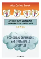 Vorschau - Merkblätter - Ecological Challenges and Sustainable Lifestyles - Topic Vocabulary | Language Support | Scaffolds - Deckblatt