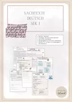 Vorschau - Arbeitsblätter - Sachtexte - (Fünf-Schritt-Lesemethode) - Materialpaket - Deckblatt