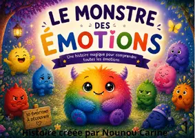 Aperçu - Cartes / Images - Le monstre des émotions - Page de couverture