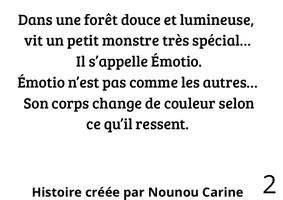 Aperçu - Cartes / Images - Le monstre des émotions - Page 1