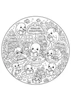 Vorschau - Mal- und Bastelvorlagen - Tauch ein ins Lesemeer: 10 Mandalas - Seite 1
