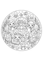 Vorschau - Mal- und Bastelvorlagen - Tauch ein ins Lesemeer: 10 Mandalas - Seite 2