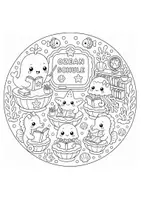Vorschau - Mal- und Bastelvorlagen - Tauch ein ins Lesemeer: 10 Mandalas - Seite 3