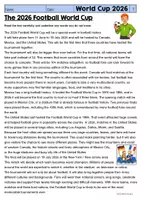 Vorschau - Arbeitsblätter - Reading Comprehension | Englisch Leseverstehen - Football World Cup 2026 (Klasse 6-8) - Seite 2