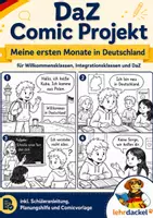 Vorschau - Arbeitsblätter - Comic Projekt: Meine ersten Monate in Deutschland | Willkommensklasse & Integration - Deckblatt