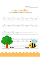 Vista previa - Hojas de trabajo - Libro del abecedario para aprender a trazar letras - página 3