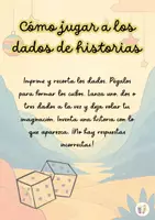 Vista previa - Juegos / Gamificación - Dados para inventar historias de forma creativa - página 1