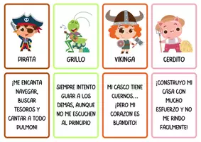 Vista previa - Juegos / Gamificación - Tarjetas de personajes para dramatizar cuentos infantiles - página 3