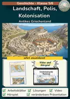 Vorschau - Stundenentwürfe - Antikes Griechenland | Materialpaket - Seite 1