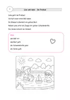 Vorschau - Arbeitsblätter - Lies und male ☀️ | Lesen – Verstehen – Malen | Klasse 1–2 - Seite 1