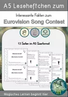 Vorschau - Arbeitsblätter - ESC Leseheftchen: Wusstest du das? - Deckblatt