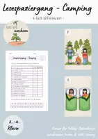 Vorschau - Arbeitsblätter - Lesespaziergang - Camping (Kl. 2-4) - Deckblatt