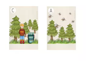 Vorschau - Arbeitsblätter - Lesespaziergang - Camping (Kl. 2-4) - Seite 1