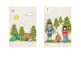 Vorschau - Arbeitsblätter - Lesespaziergang - Camping (Kl. 2-4) - Seite 2