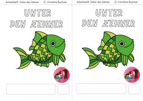 Vorschau - Arbeitsblätter - Arbeitsheft Unter den Zehner mit Abbildung - Deckblatt