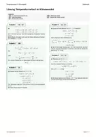 Vorschau - Arbeitsblätter - Analysis Anwendung (quad.Fkt.): Temperaturverlauf Klimawandel - Seite 2