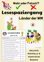 Vorschau - Stundenentwürfe - Lesespaziergang Länder der WM 2026 - Deckblatt