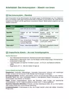 Vorschau - Arbeitsblätter - Immunsystem – Abwehr, Antikörper & Impfung - Seite 1