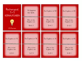 Vorschau - Spiele - Kl.2: Rechenspiel Einmaleins Kernaufgaben - Seite 1
