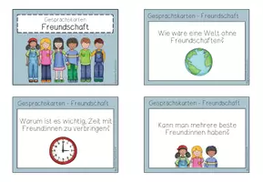 Vorschau - Bildkarten - Gesprächskarten zum Thema Freundschaft - Seite 3