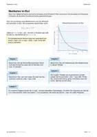 Vorschau - Arbeitsblätter - Analysis Anwendung (e-Fkt.): Medikation im Blut - Seite 1