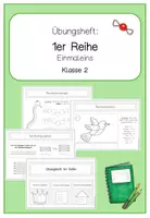 Vorschau - Arbeitsblätter - Materialpaket Übungshefte 1x1 Reihen - Seite 1