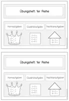 Vorschau - Arbeitsblätter - Materialpaket Übungshefte 1x1 Reihen - Seite 3