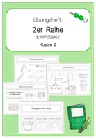 Vorschau - Arbeitsblätter - Übungsheft 2er Reihe (Trainingsheft Einmaleins) - Deckblatt