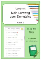 Vorschau - Arbeitsblätter - Lernweg 1x1 Reihen (Plan /Checkliste für die Freiarbeit) - Deckblatt