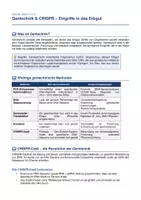 Vorschau - Arbeitsblätter - Gentechnik & CRISPR - Seite 1