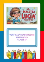 anteprima - Esercizi - VERIFICA DI MATEMATICA CLASSE QUINTA 2^ QUADRIMESTRE - Pagina di copertina