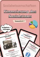 Vorschau - Arbeitsblätter - Finanzierung des Sozialstaats & demografischer Wandel | Politik/Sowi - Deckblatt