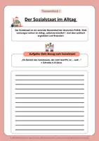 Vorschau - Unterrichtsreihen - Der Sozialstaat in Deutschland – komplette Unterrichtsreihe für Politik & Sozialwissenschaften | Oberstufe | Aufgaben, Grafiken, Karikaturen Fallanalysen & Lösungen - Seite 3
