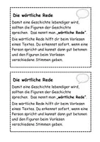 Vorschau - Arbeitsblätter - Übungsheft wörtliche Rede Klasse 3 und 4 - Seite 2