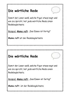 Vorschau - Arbeitsblätter - Übungsheft wörtliche Rede Klasse 3 und 4 - Seite 3