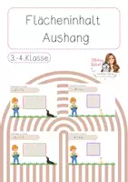 Vorschau - Poster - Aushang Flächeninhalt - Deckblatt