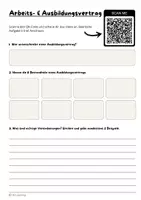 Vorschau - Arbeitsblätter - AUSBILDUNGSVERTRAG - Einstieg, ABs + Lösungen - Seite 3