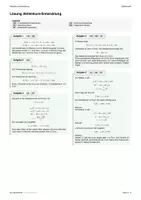 Vorschau - Arbeitsblätter - Analysis Anwendung (quad.Fkt.): Aktienkurs Entwicklung - Seite 2