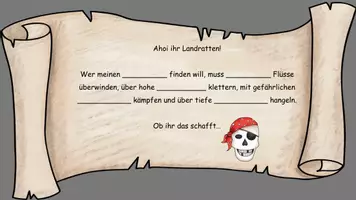 Vorschau - Präsentationen/Tafelbilder - Schatzsuche - Seite 1