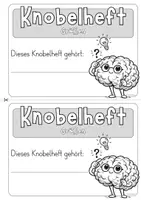 Vorschau - Arbeitsblätter - Knobelaufgaben Größen - 12 Seiten zum Rechnen, Knobeln und Rätseln - für die Grundschule ab Klasse 3 - Seite 1
