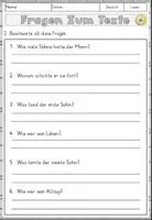 Vorschau - Arbeitsblätter - Märchen - Die drei Glückskinder, Leseverständnis Sachtexte (Klasse 4–6) mit Arbeitsblättern - Seite 3