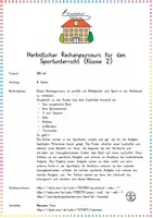 Vorschau - Spiele - Bewegtes Lernen: Herbstlicher Rechenparcours - Sport / Mathematik - Kl. 2 - Seite 1