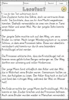 Vorschau - Arbeitsblätter - Märchen - Die Kristallkugel, Leseverständnis - Schreiben & Verstehen - Arbeitsblätter - Seite 2