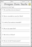 Vorschau - Arbeitsblätter - Märchen - Die Kristallkugel, Leseverständnis - Schreiben & Verstehen - Arbeitsblätter - Seite 3