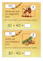Vorschau - Spiele - Bewegtes Lernen: Herbstlicher Rechenparcours - Sport / Mathematik - Kl. 2 - Seite 3